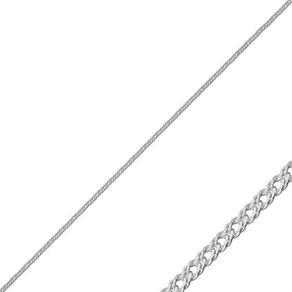 2,9-4,3g sidabrinė grandinėlė "Rombo" 40-60 cm
