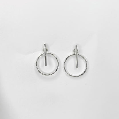 Sterling Silver Two - Piece Earrings