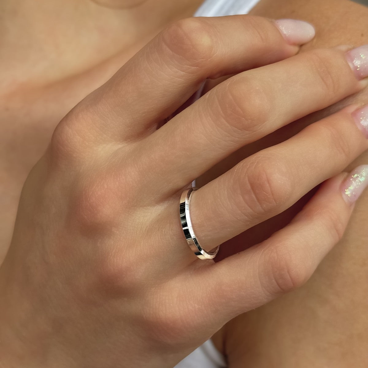 Sterling Silver 3 mm Band Ring