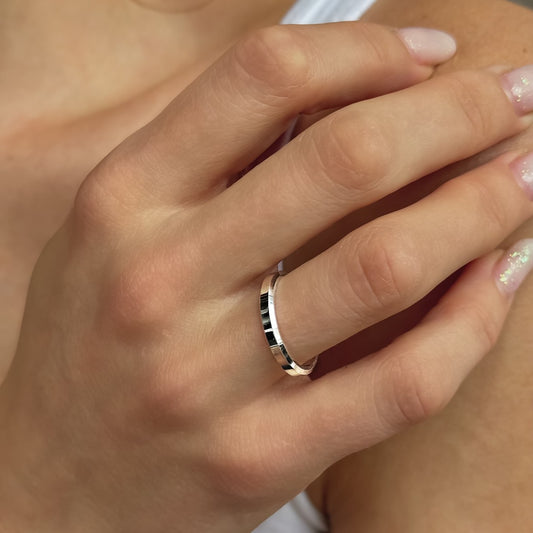 Sterling Silver 3 mm Band Ring