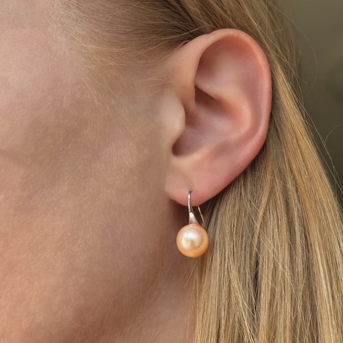 Sterling Silver Pearl Drop Earrings
