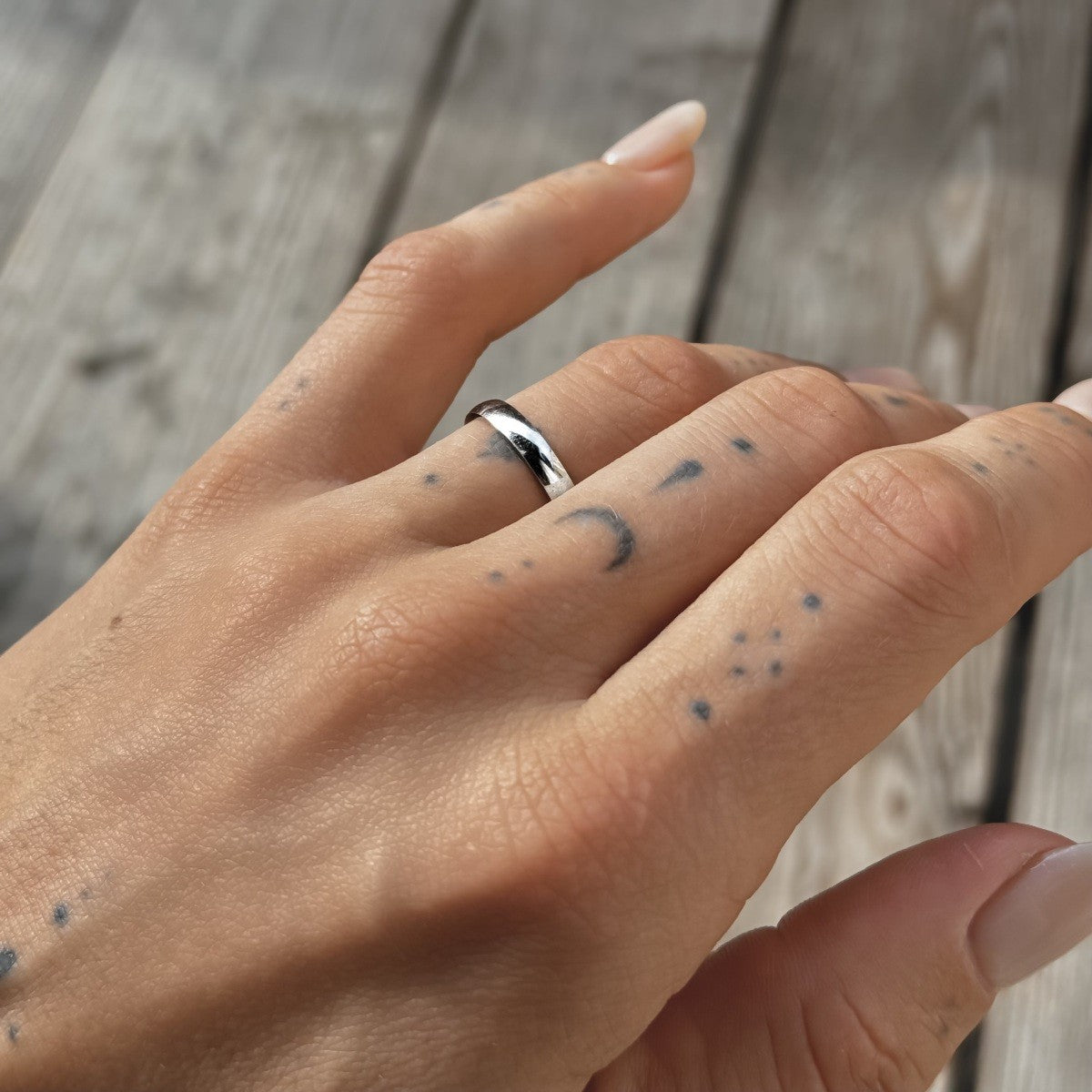 Silver 3 mm Classic Band Ring