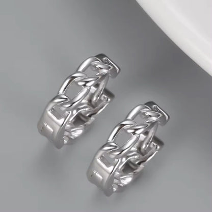 Sterling Silver Gold / Rhodium Plated Hoops
