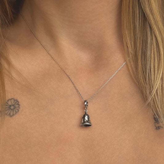 Sterling Silver Bell Pendant