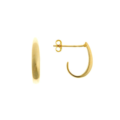 Sidabriniai auksuoti auskarai