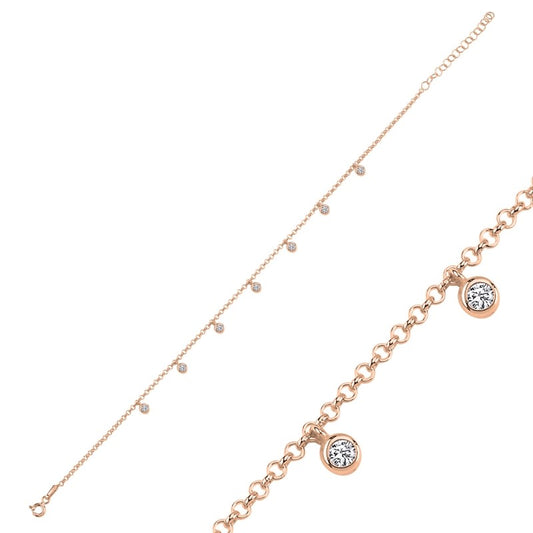Sterling Silver CZ Bracelet