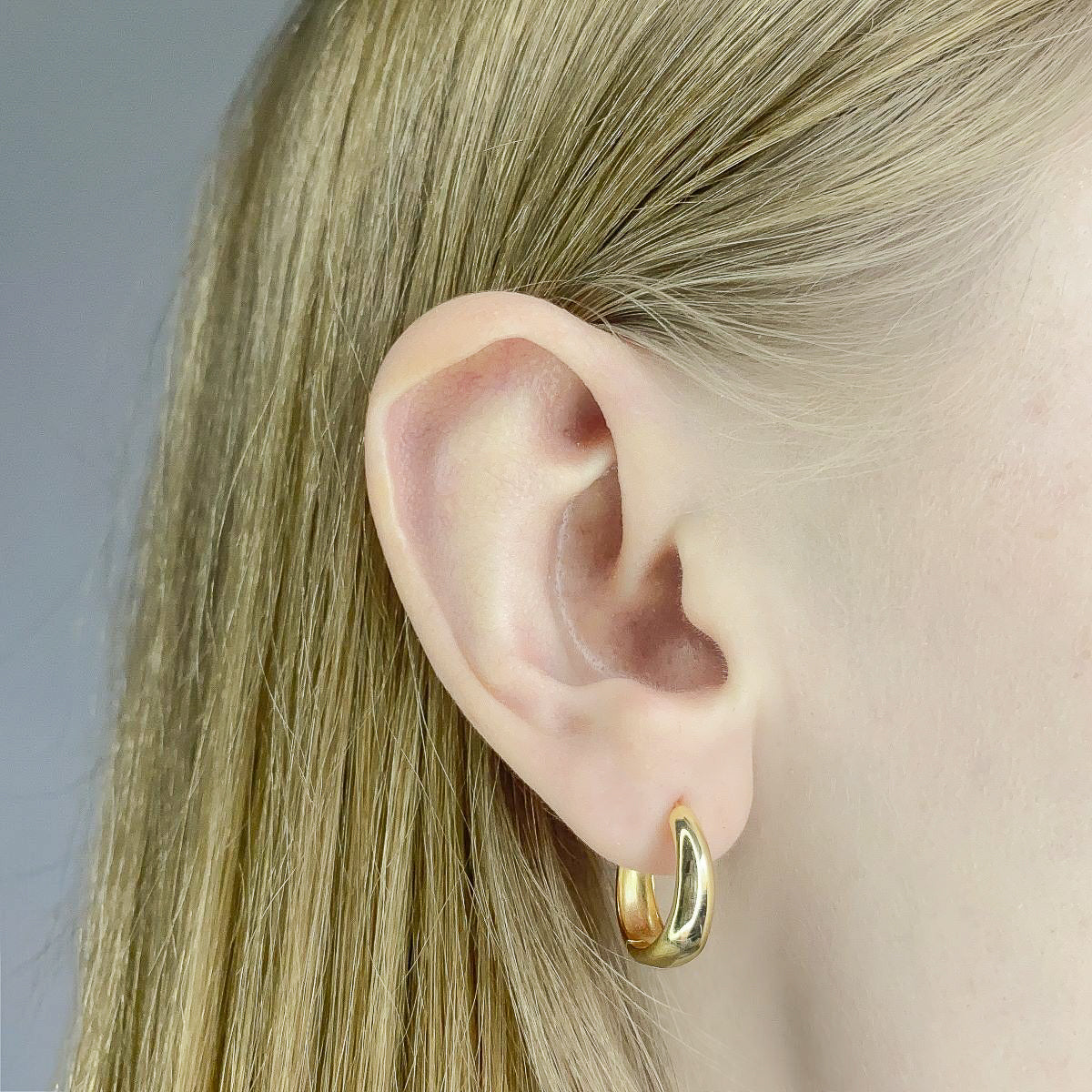 Sterling Silver Wide Hoops