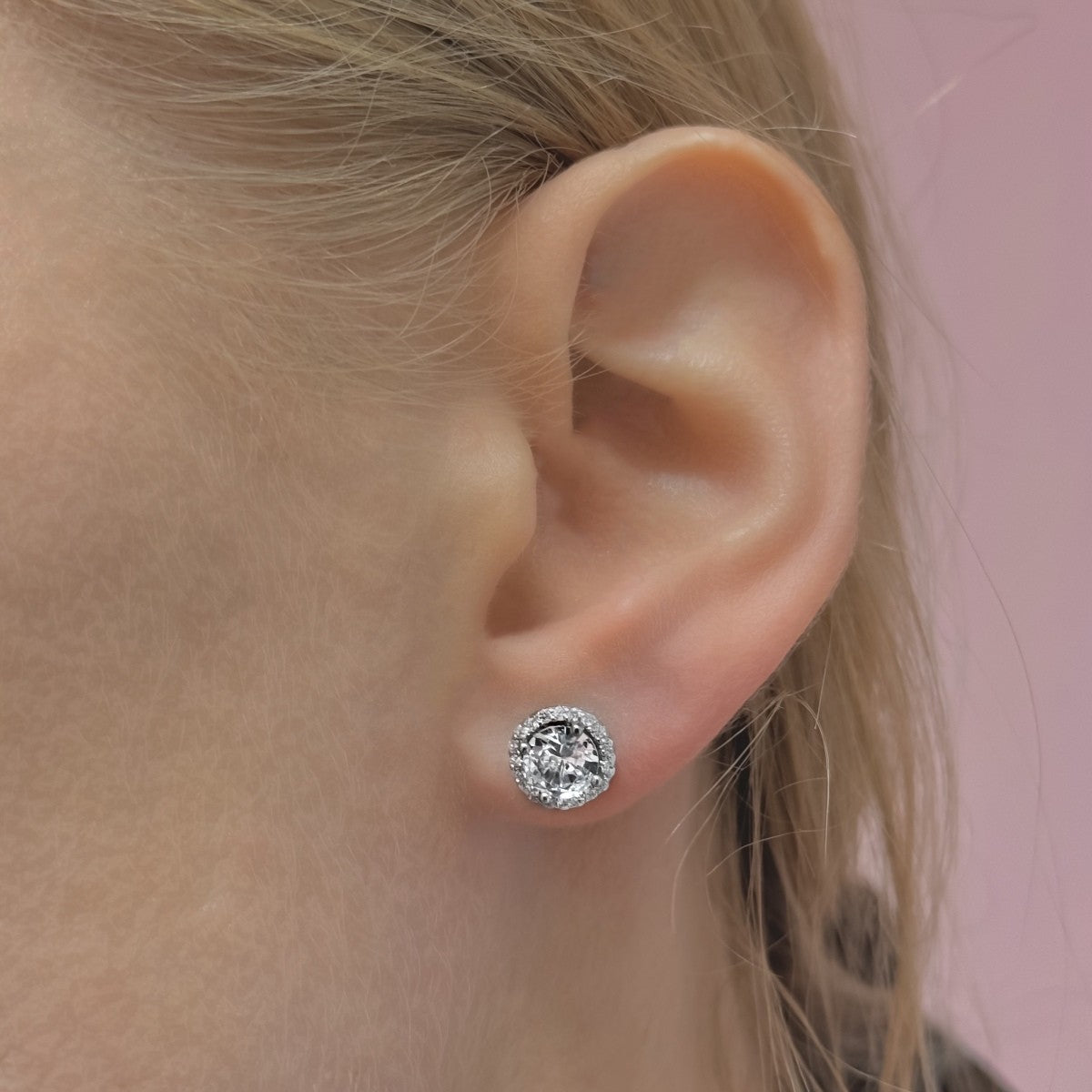 Sterling Silver Soleste Studs