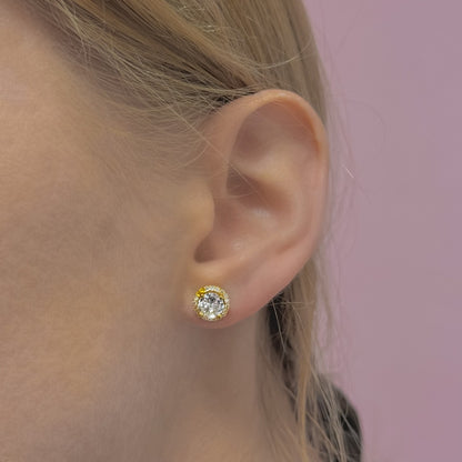 Sterling Silver Soleste Studs
