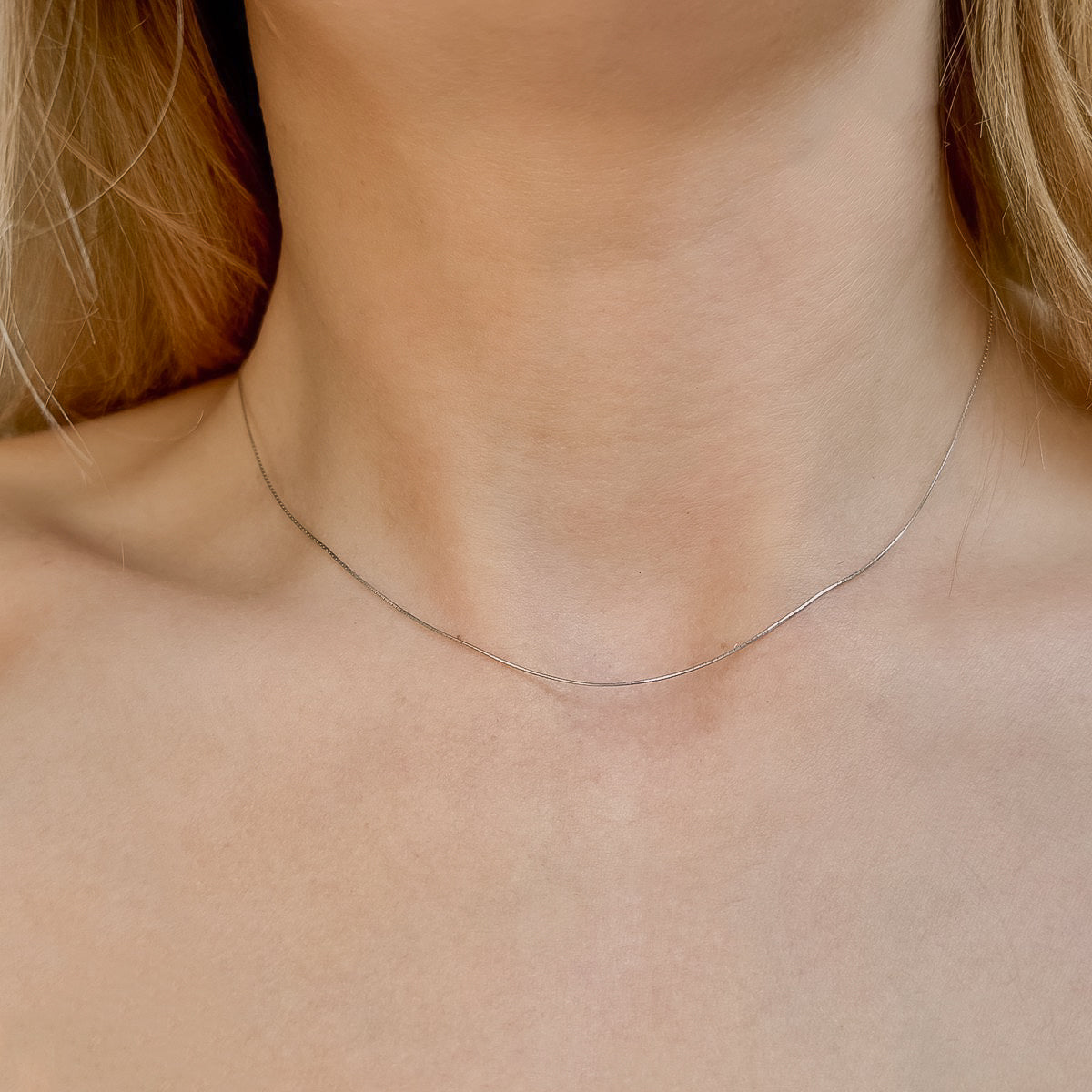 Sterling Silver 0.7 mm Diamond Cut Snake Chain