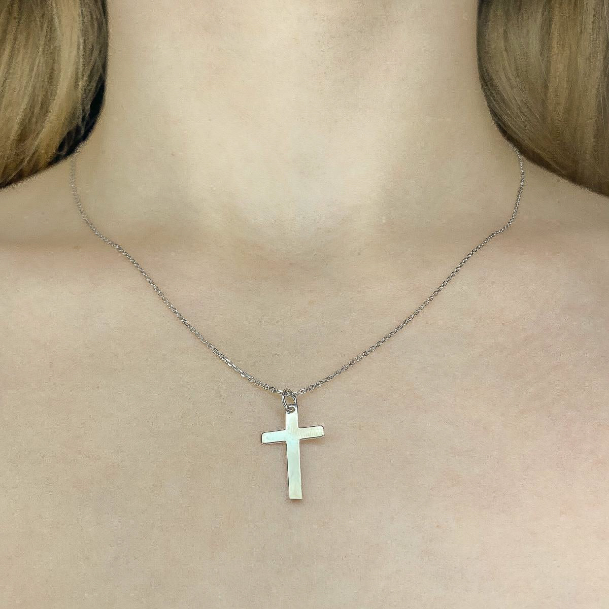 Sterling Silver Cross Necklace