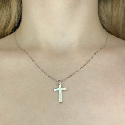 Sterling Silver Cross Necklace