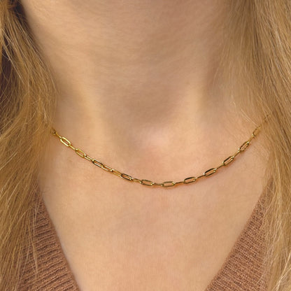 Sterling Silver Gold Plated 2 mm Chain
