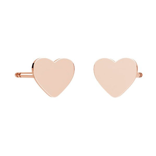 Sterling Silver Heart Studs