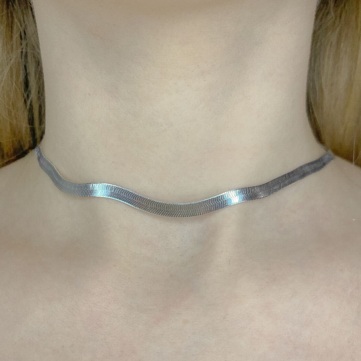 Sterling Silver 5 mm Flat Chain