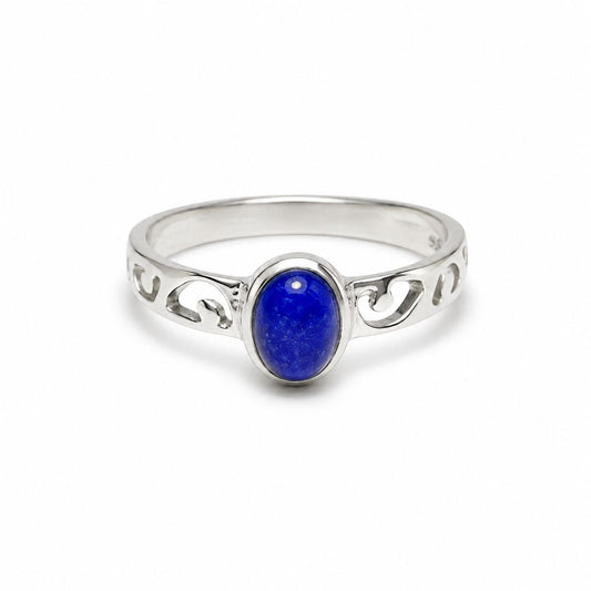 Sterling Silver Lazurite Ring