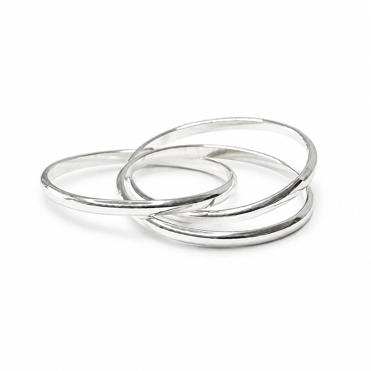 Sidabrinis trigubas 1,5mm žiedas