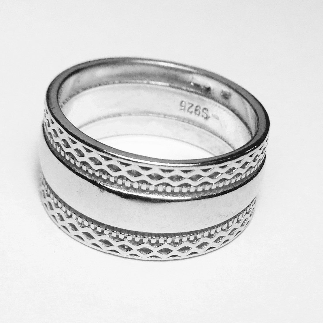 Sterling Silver 10 mm Band Ring