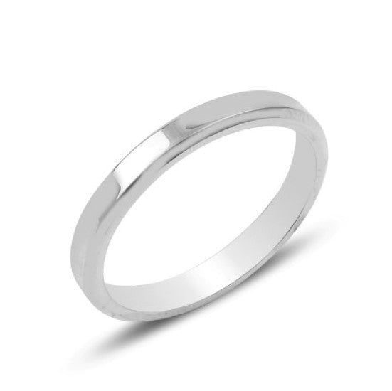 Sterling Silver 3 mm Band Ring