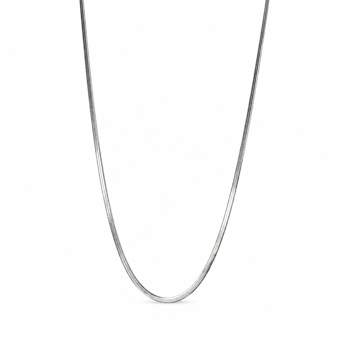 2mm pločio plieninė grandinėlė „Flat Chain“