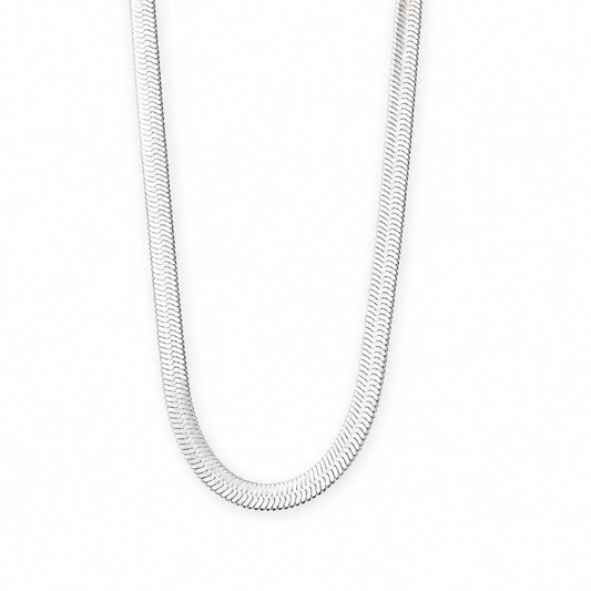 5mm pločio plieninė grandinėlė „Flat Chain“