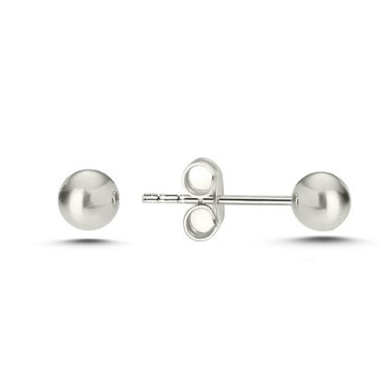 Sterling Silver 2 - 7 mm Bead Studs
