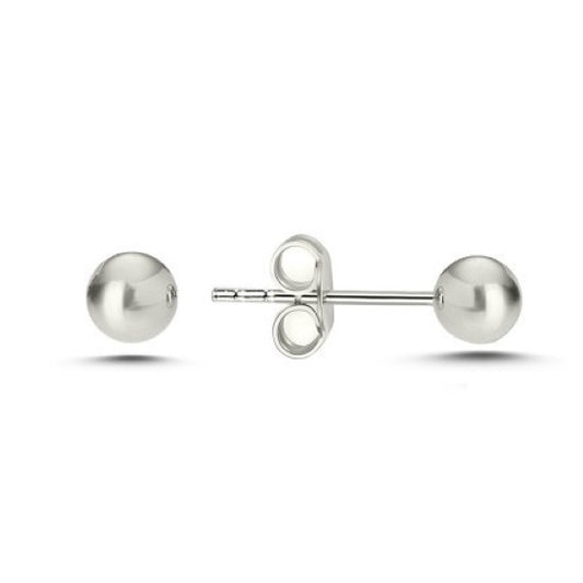 Sterling Silver 2 - 7 mm Bead Studs