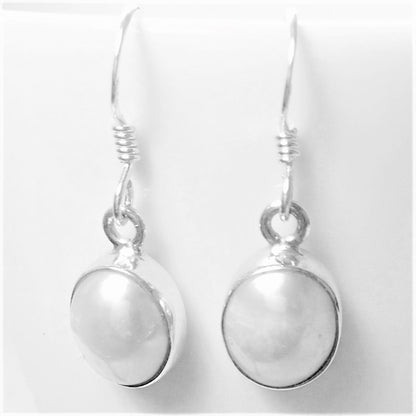 Sterling Silver Pearl Drop Earrings