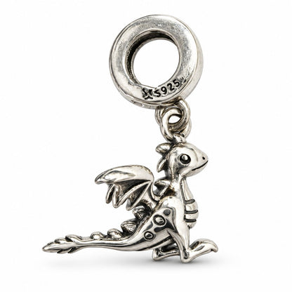 Sterling Silver Dragon Pendant