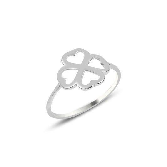 Sterling Silver Clover Ring