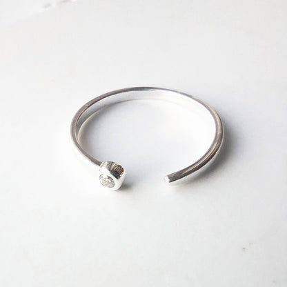 Sterling Silver CZ Ring