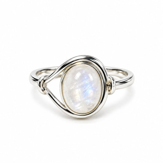 Sterling Silver Moonstone Ring