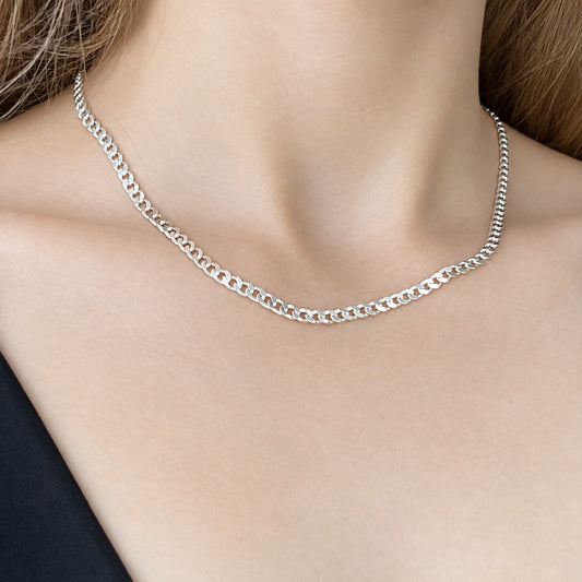 Sterling Silver 3 mm Curb Chain