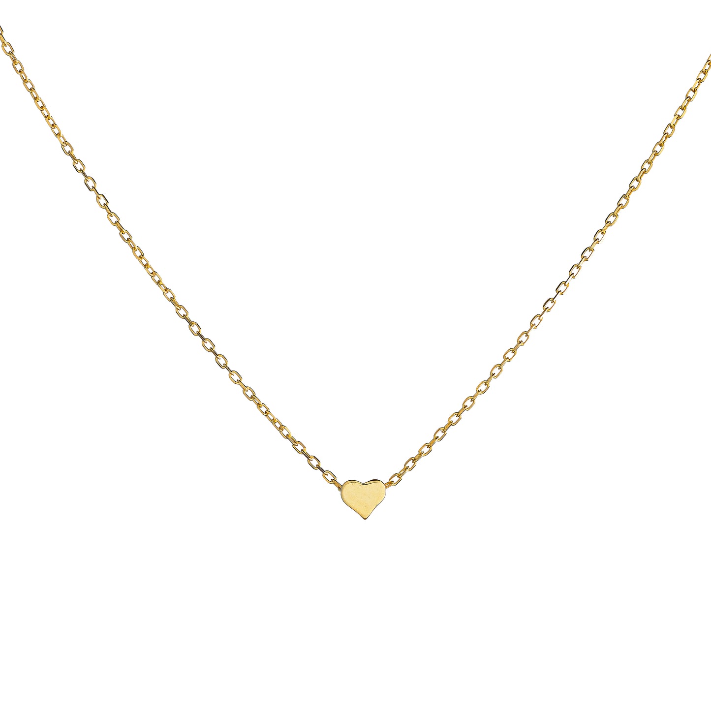 Sidabrinė širdutė su grandinėle