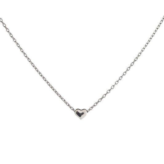 Sidabrinė širdutė su grandinėle