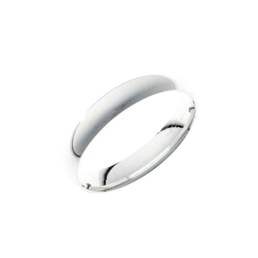 Sterling Silver 4 mm Classic Band Ring