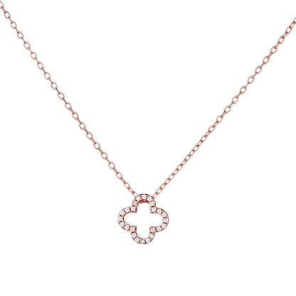 Sidabrinis paauksuotas pakabukas "Dobilas"