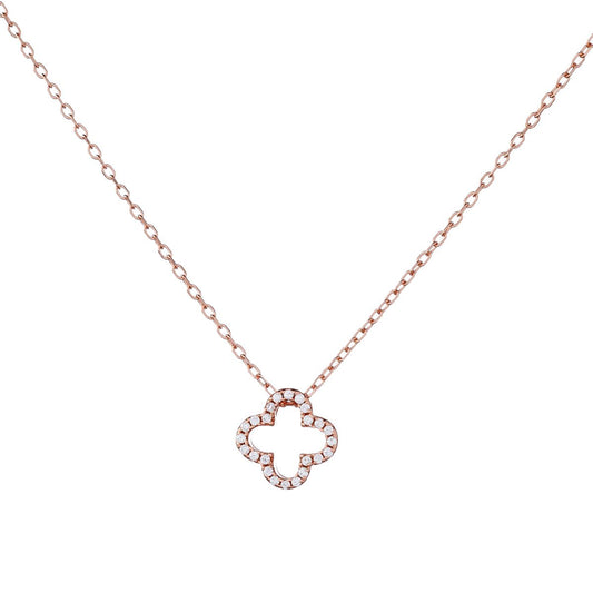 Sidabrinis paauksuotas pakabukas "Dobilas"