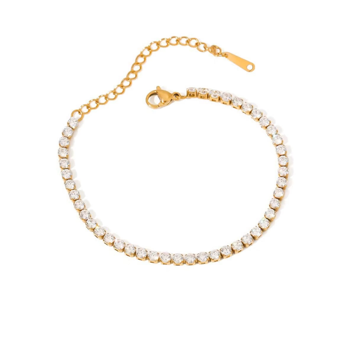 Auksuota apyrankė Tennis 3mm