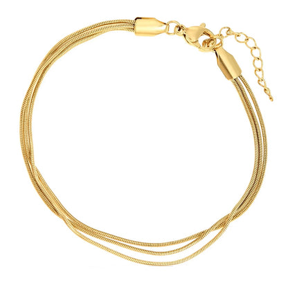 Auksuota trijų gijų apyrankė