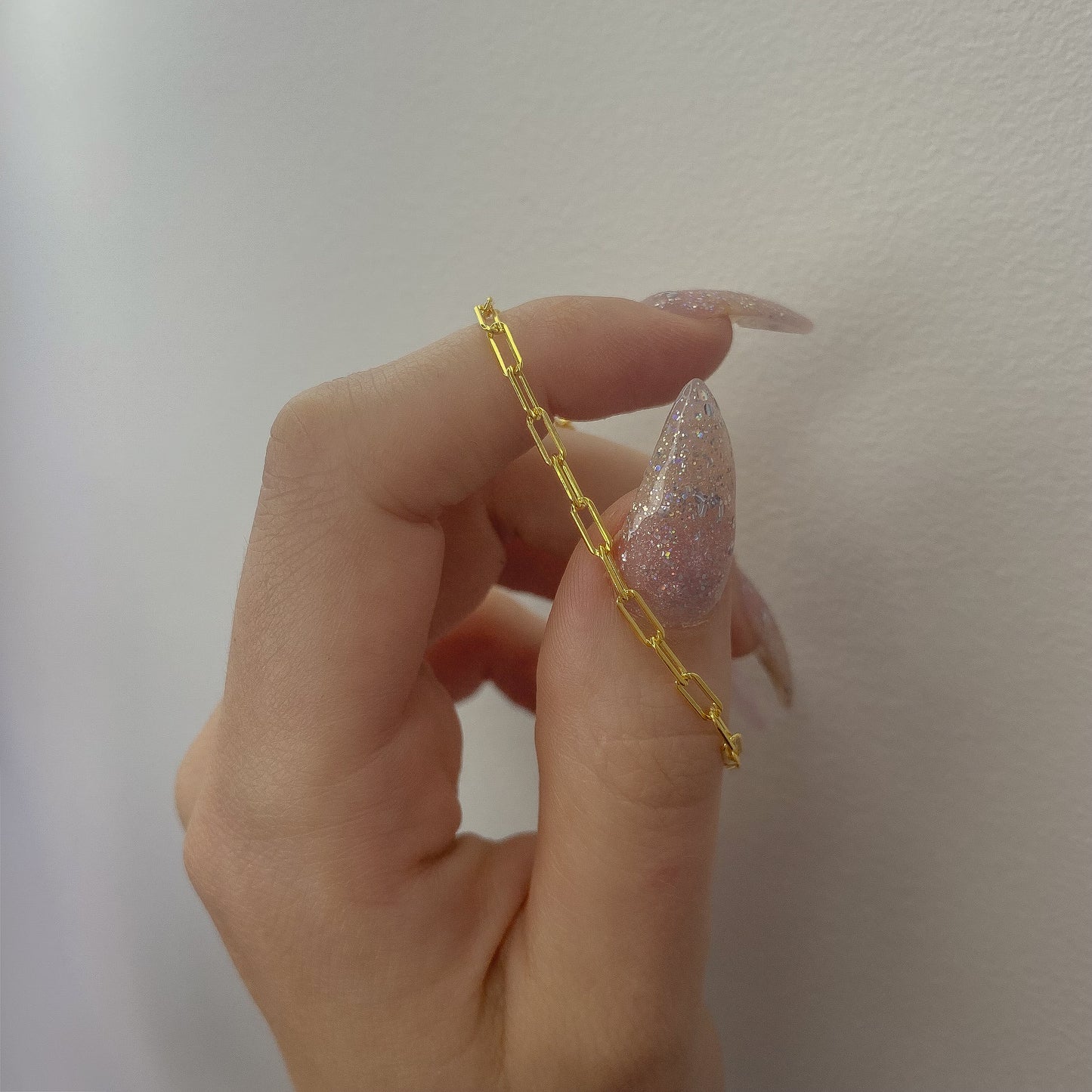 Sterling Silver Gold Plated Chain Bracelet
