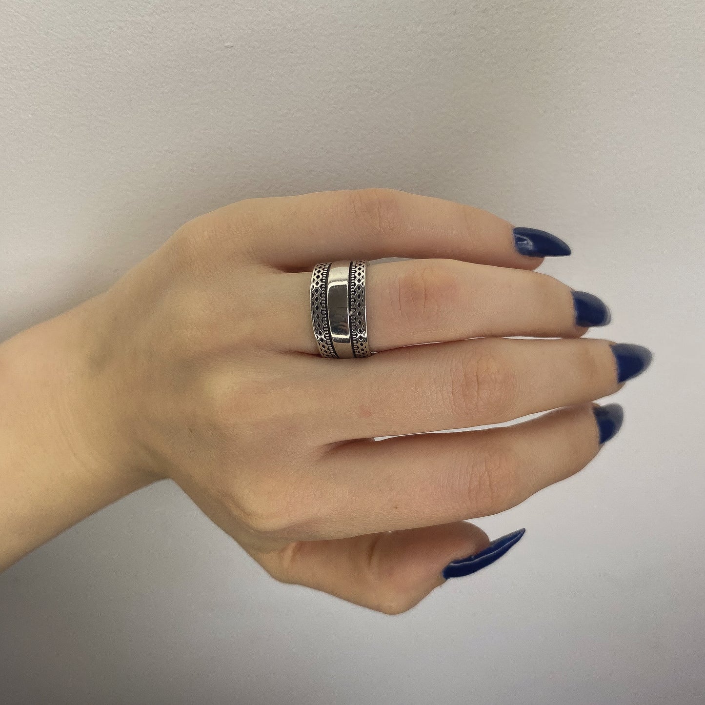 Sterling Silver 10 mm Band Ring