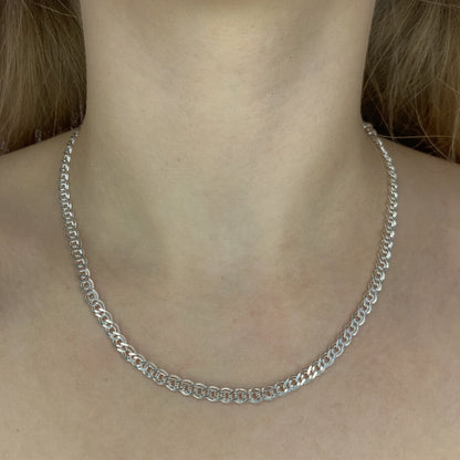 Sterling Silver 5.2 mm Nonna Chain