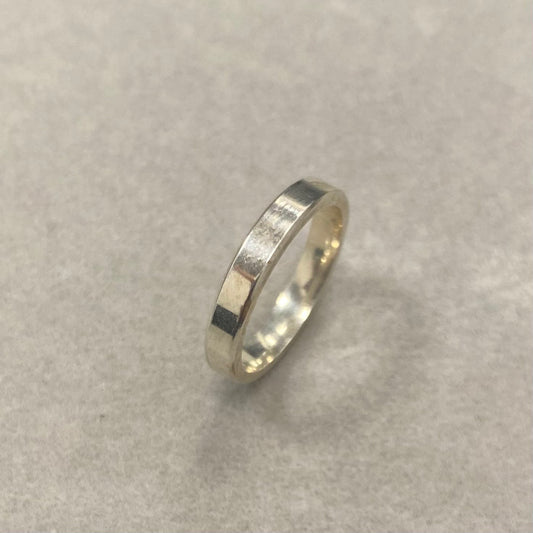 Sidabrinis 3 mm žiedas