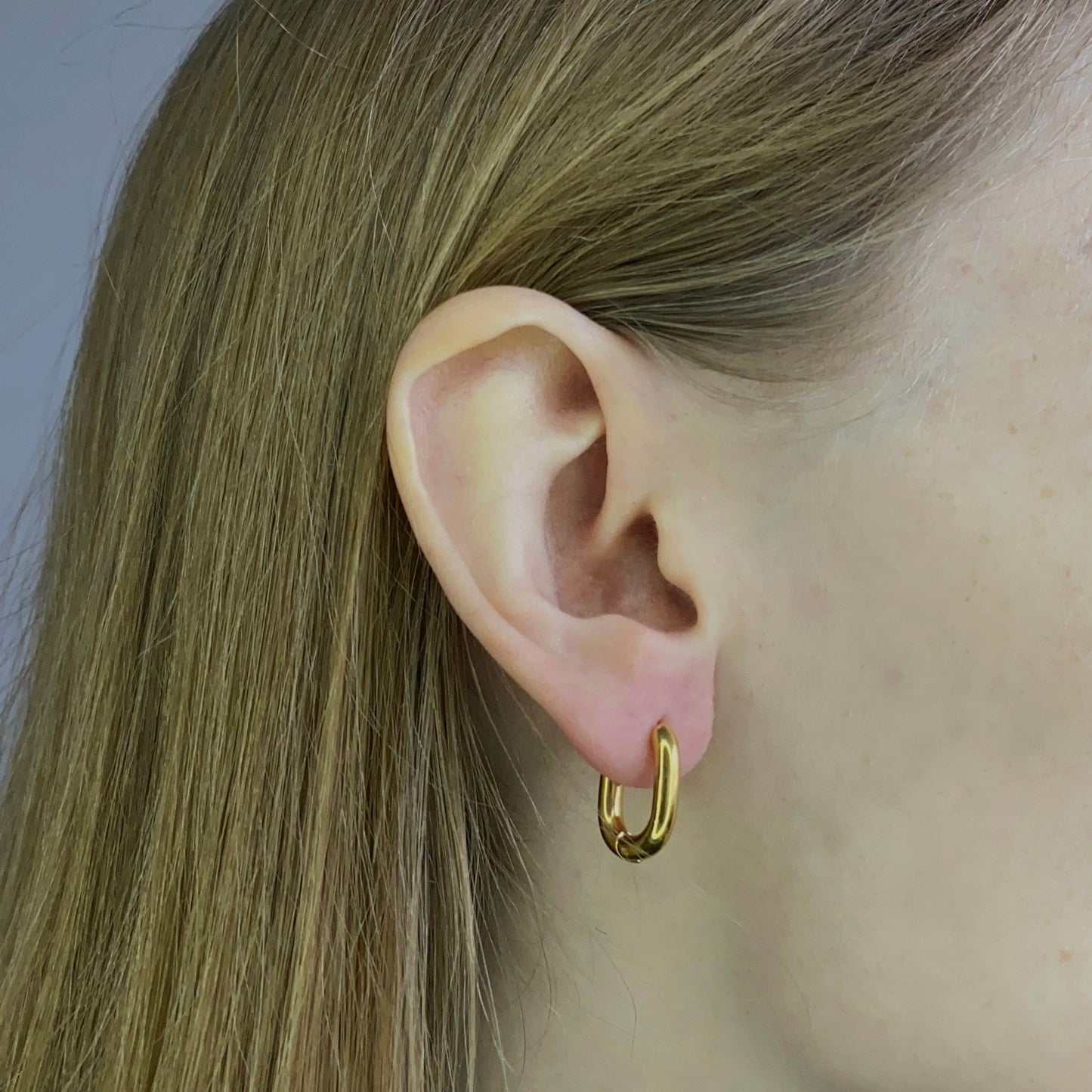 Auksuotos ovalios rinkutės