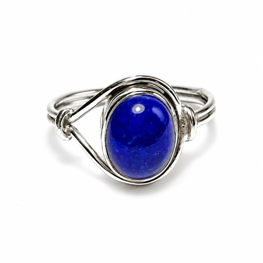 Sterling Silver Lazurite Ring