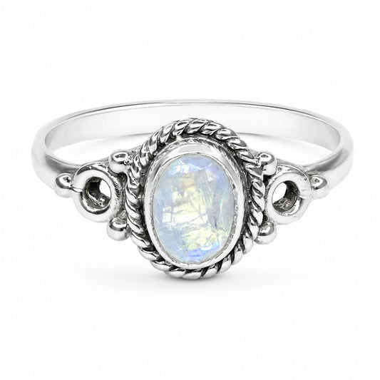 Sterling Silver Moonstone Ring