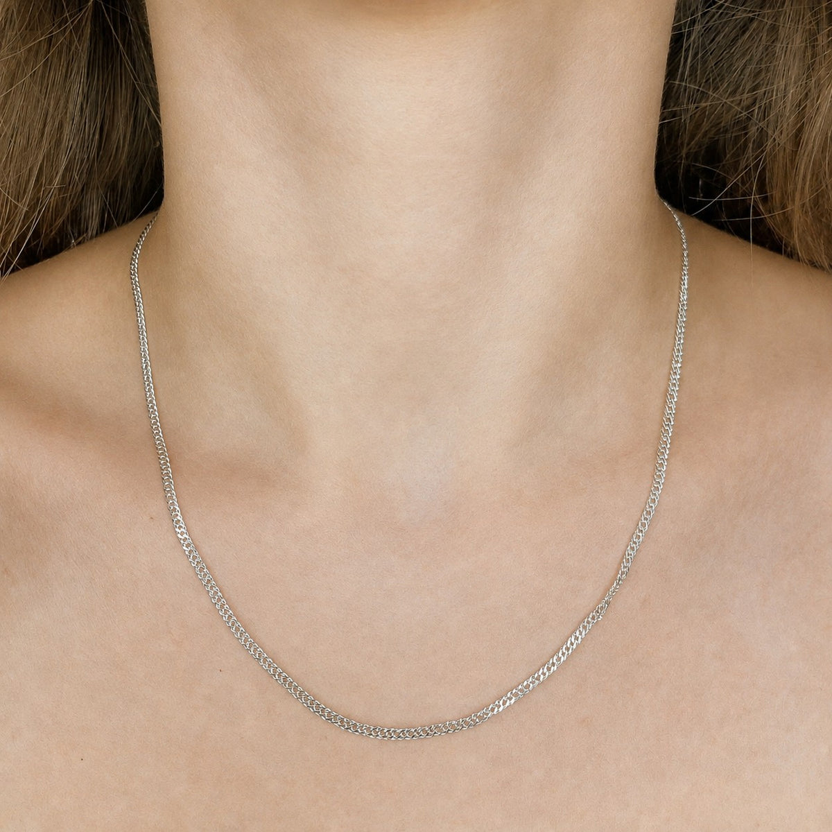 Sterling Silver 2.3 mm Rombo Chain