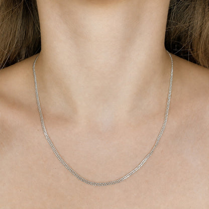 Sterling Silver 2.3 mm Rombo Chain