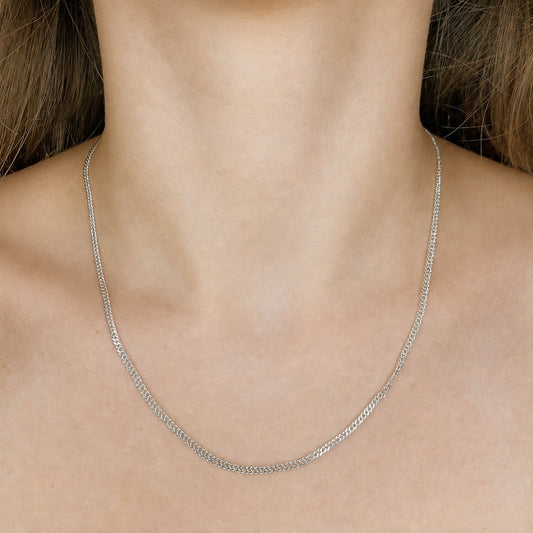 Sterling Silver 2.3 mm Rombo Chain